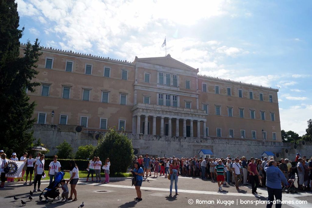Place Syntagma Parlement Athenes